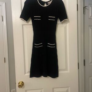 NWOT J Crew Navy knit Dress. XXS
